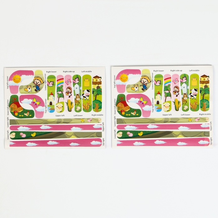 Игровой набор лабиринт &laquo;Радужная деревня&raquo;, маркерная доска , 2 &times; 36 &times; 27,5 см