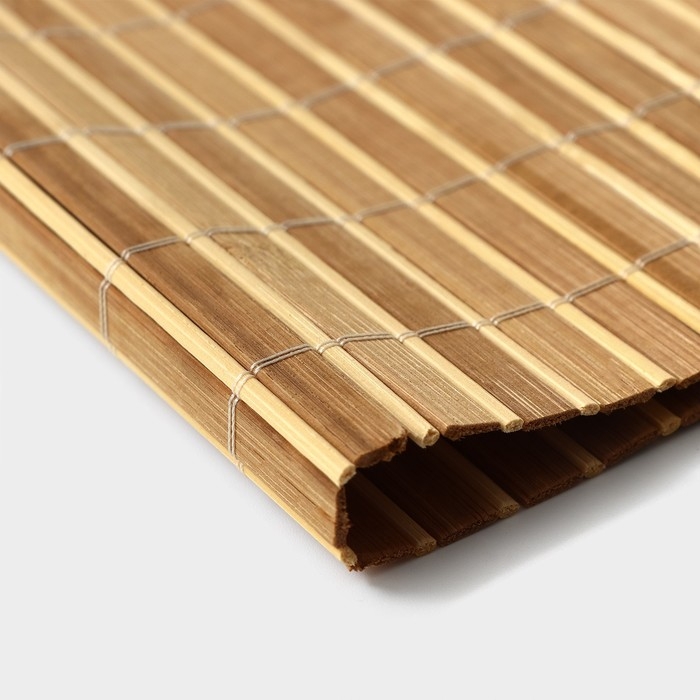 Салфетка сервировочная на стол &laquo;Соломка&raquo;, 43&times;30 см, цвет светло-коричневый