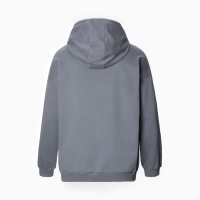 Толстовка мужская, начёс, цвет тёмно-серый, размер 54