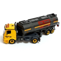 Конструктор винтовой &laquo;Бензоцистерна&raquo;, свет, звук, инерция, 75 деталей