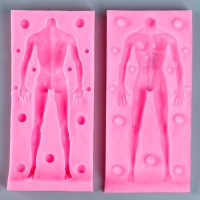 Форма силиконовая &laquo;Фигура мужчины&raquo;, размер изделия 18,2 &times; 5,5 см