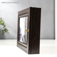 Ключница "Амстердам" венге 19х24 см МИКС