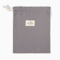 Мешочек текстильный Этель ECO, цв. серый, 27х34 см, 70% хл, 30% лён, 190 г/м2