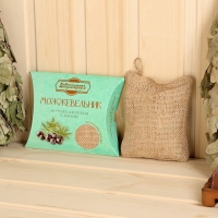 Мочалка джутовая с мылом "Можжевельник" 110 г Мочалка джутовая с мылом "Можжевельник" 110 г