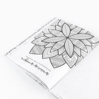 Ежедневник-смешбук с раскраской антистресс А5, 80 л &laquo;Рисуй, танцуй, мечтай&raquo;