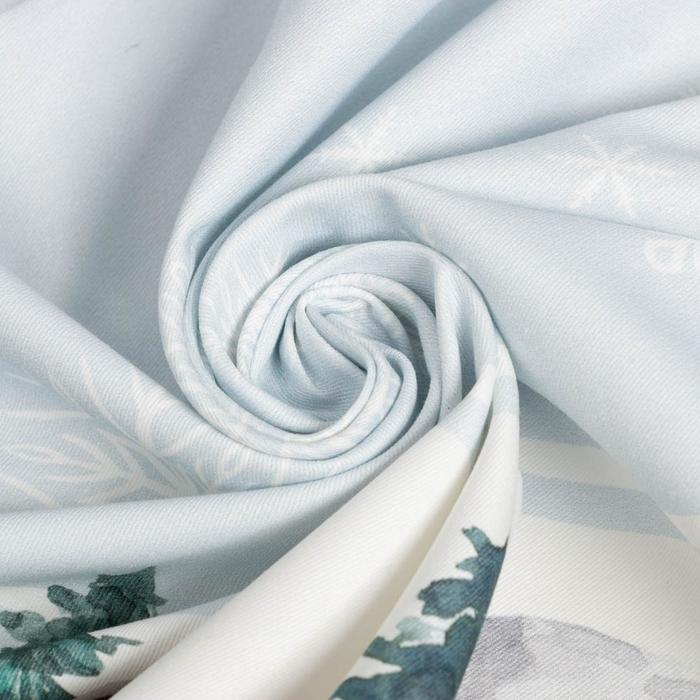 Скатерть Этель "Forest animals" d=215 +/- 3см с ГМВО, 100%хл, саржа 190 гр/м2