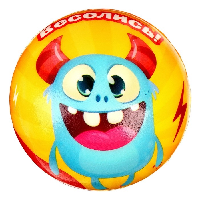 Мяч детский мягкий &laquo;Монстрики&raquo; 10 см , в шоубоксе