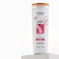 Бальзам для ослабленных волос с маслом арганы и макадамии, объём и сила, 400 мл, BONAMI