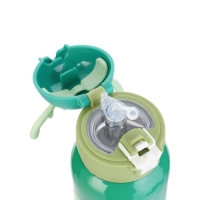 Термос, 500 мл, Детский "Динозавр", с кружкой, два вида крышек, сохраняет тепло до 6 ч Термос, 500 мл, Детский "Динозавр", с кружкой, два вида крышек, сохраняет тепло до 6 ч