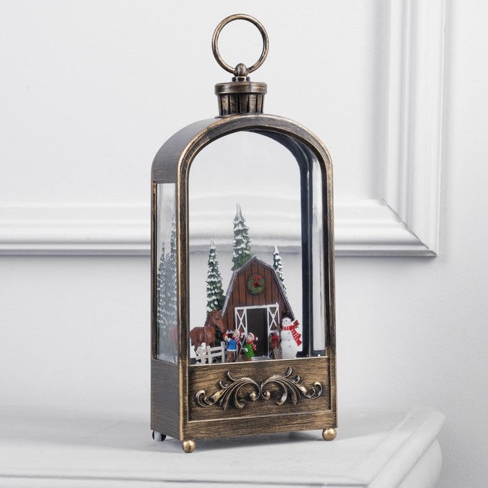 Светодиодная фигура «Фонарь с детьми и лошадкой» 13 × 30 × 7 см, пластик, батарейки ААх3 (не в комплекте), USB, свечение тёплое белое Светодиодная фигура «Фонарь с детьми и лошадкой» 13 × 30 × 7 см, пластик, батарейки ААх3 (не в комплекте), USB, свечение тёплое белое