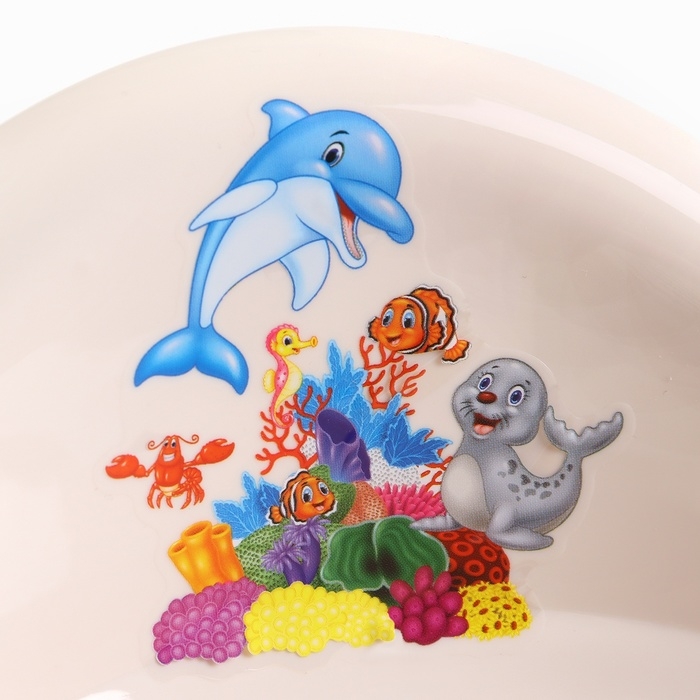 Детский горшок Бэйби-Комфорт, цвет молочный, наклейка МИКС Детский горшок Бэйби-Комфорт, цвет молочный, наклейка МИКС