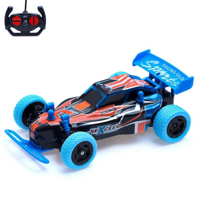 Машина радиоуправляемая &laquo;Багги&raquo;, работает от аккумулятора, цвет оранжевый