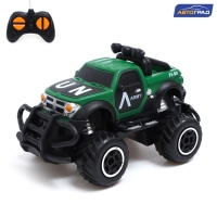 Джип радиоуправляемый &laquo;Армия&raquo;, работает от батареек, цвет зелёный