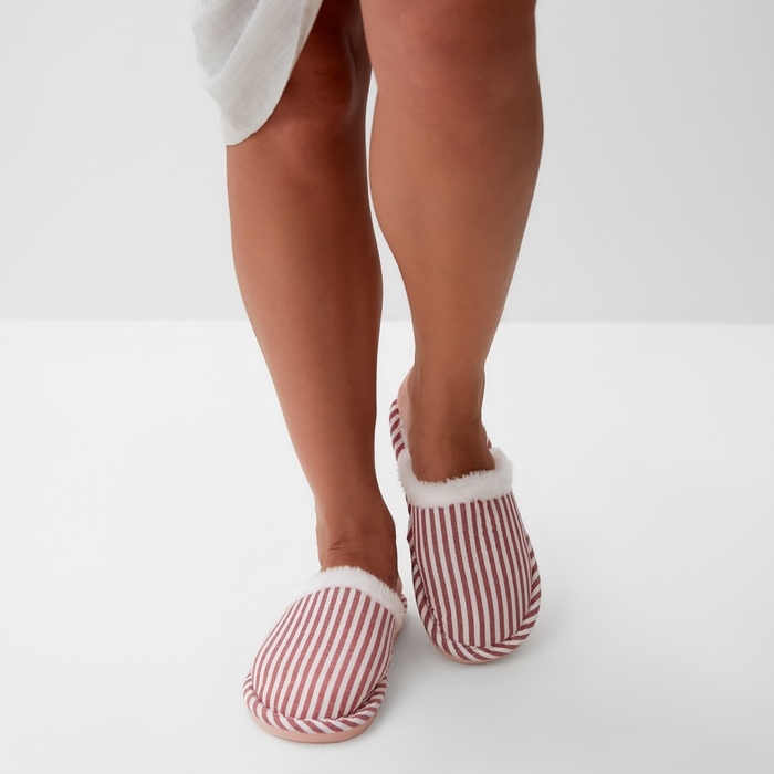 Тапочки женские, размер 40-41, красный Тапочки женские, размер 40-41, красный