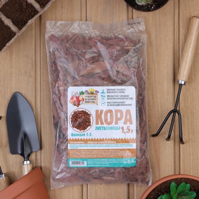 Кора лиственницы Кора лиственницы "Рецепты Дедушки Никиты" 1,5 л фр 1-3