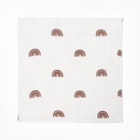 Набор платочков Крошка Я Boho Rainbow 20*20 см-5 шт, муслин, 100 % хлопок