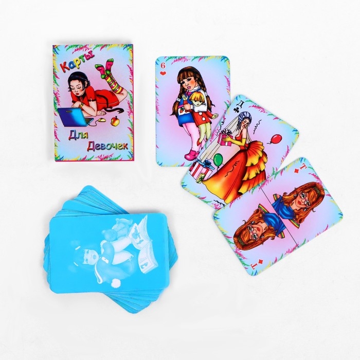 Карты игральные Карты игральные "Для девочек", 36 карт, 5 х 7.5 см