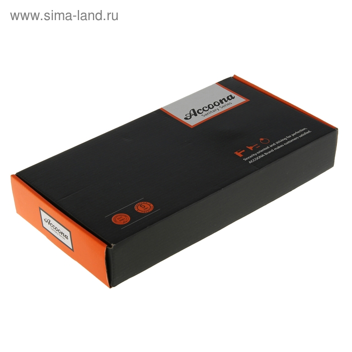 Cмеситель для кухни Accoona A4568, однорычажный, высокий излив, с гайкой, силумин, хром Cмеситель для кухни Accoona A4568, однорычажный, высокий излив, с гайкой, силумин, хром