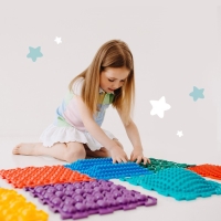 Модульный массажный коврик ОРТОДОН, набор №4 «Радуга» Модульный массажный коврик ОРТОДОН, набор №4 «Радуга»