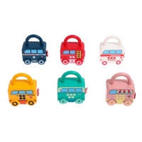 Развивающий набор &laquo;Машинки-замочки&raquo;, ключики, машины-помощники