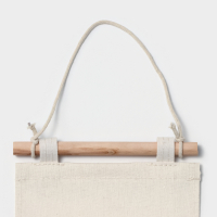 Органайзер подвесной с карманами Доляна &laquo;Мрамор&raquo;, 3 отделения, 20&times;58 см, цвет бежевый