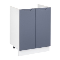 Шкаф напольный 600 под мойку Хельга, 600х500х824, Белый/Маренго софт МДФ Шкаф напольный 600 под мойку Хельга, 600х500х824, Белый/Маренго софт МДФ