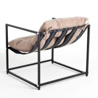 Стул "Дублин" разборный, Черный кофейный