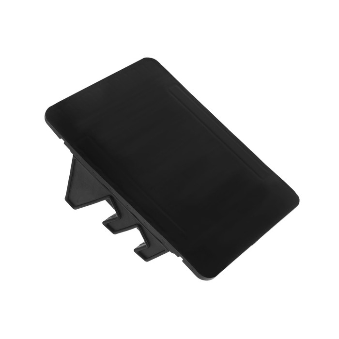 Коврик противоскользящий 12×9 см, с двойной подставкой, номер телефона, черный Коврик противоскользящий 12×9 см, с двойной подставкой, номер телефона, черный