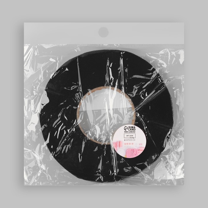 Паутинка клеевая, 10 мм, 73 &plusmn; 1 м, цвет чёрный