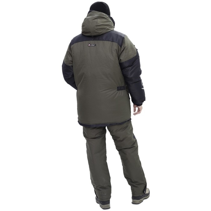 Костюм Костюм "ГОРКА Зимняя", taslan, размер 54, цвет хаки/чёрный