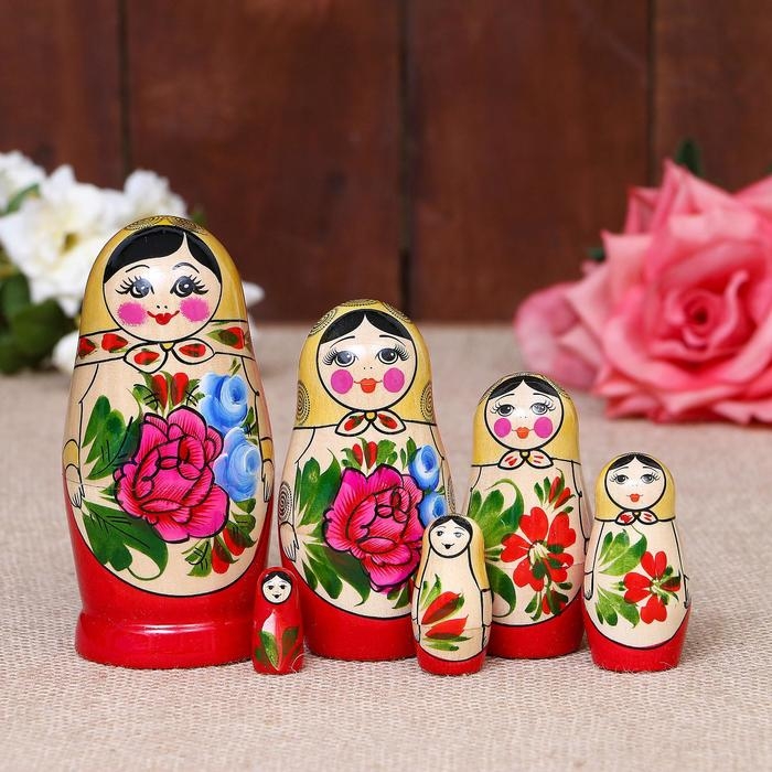 Матрёшка Матрёшка "Семёновская", 6 кукольная, высшая категория