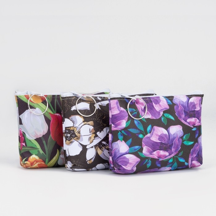 Кошелёк женский на молнии, цвет МИКС Кошелёк женский на молнии, цвет МИКС