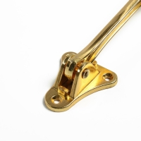 Фиксатор дверной LOCKLAND, "козья ножка", цвет золото Фиксатор дверной LOCKLAND, "козья ножка", цвет золото