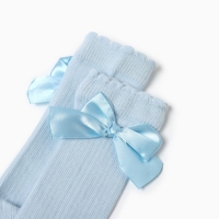 Гольфы Крошка Я «Бантик» 12-14 см, голубой Гольфы Крошка Я «Бантик» 12-14 см, голубой