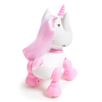 Робот единорог «Питомец» IQ BOT, интерактивный: с записью звуков, реагирует на хлопки, звук, свет, на батарейках, розовый Робот единорог «Питомец» IQ BOT, интерактивный: с записью звуков, реагирует на хлопки, звук, свет, на батарейках, розовый