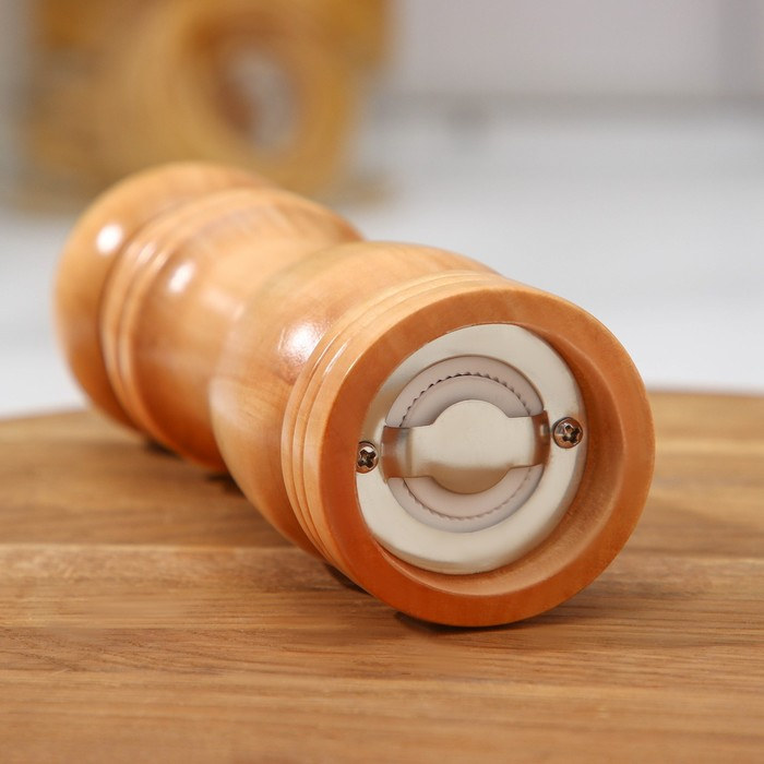 Мельница для специй Доляна &laquo;Дуновение леса&raquo;, 17&times;4,5 см, керамический механизм, цвет светлое дерево