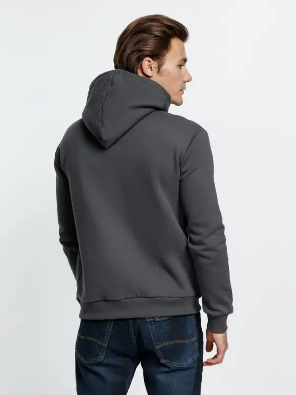 Худи Kirenga Heavy 2.0, темно-серое (графит), размер XL