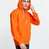 Толстовка на молнии с капюшоном Siverga, оранжевая, размер XS