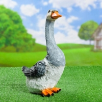 Садовая фигура "Гусь с длинной шеей" 27х16х46см Садовая фигура "Гусь с длинной шеей" 27х16х46см