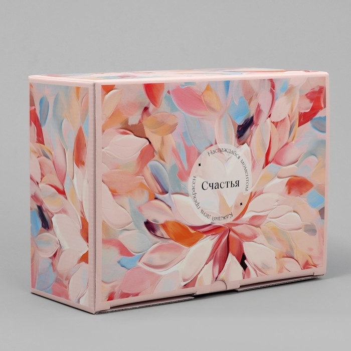 Коробка подарочная складная, упаковка, &laquo;Наслаждайся моментом &raquo;, 26 х 19 х 10 см