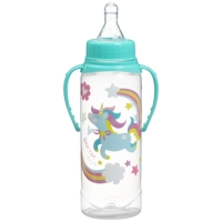 Подарочный детский набор «Волшебная пони»: бутылочки для кормления 150 и 250 мл, прямые, от 0 мес., цвет розовый Подарочный детский набор «Волшебная пони»: бутылочки для кормления 150 и 250 мл, прямые, от 0 мес., цвет розовый