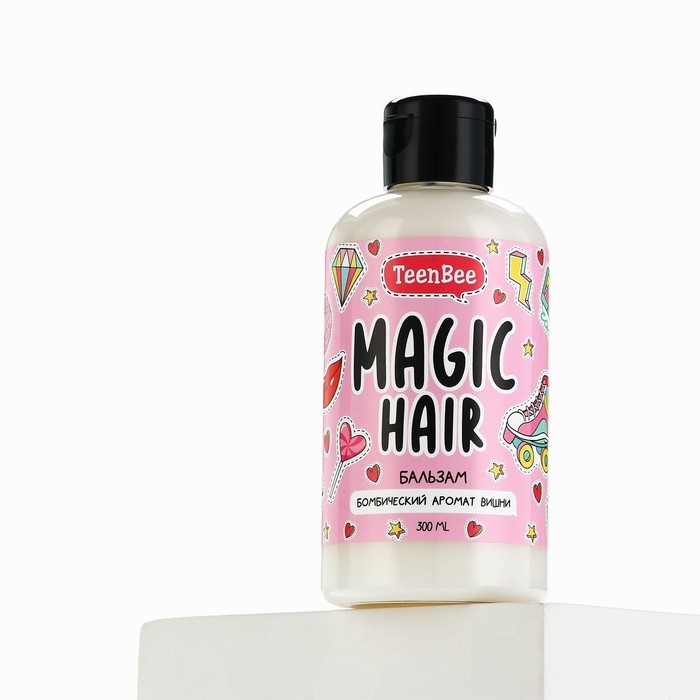 Бальзам для волос, укрепление и защита, 300 мл, аромат вишни, TeenBee
