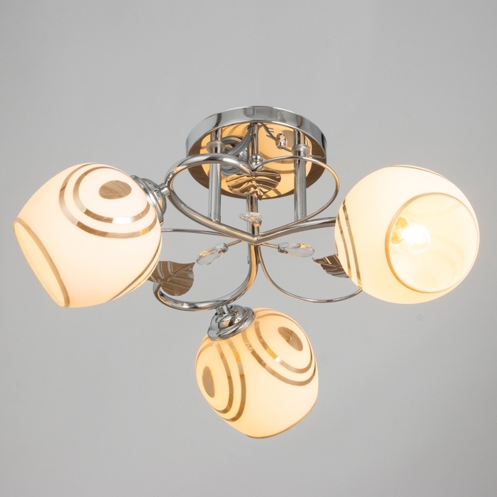 Люстра "Дорис" 3х40Вт Е27 Хром МОДЕЛЬ: 2679462