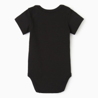 Боди Крошка Я "Black&white", чёрный, р.28, рост 80-86см