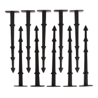 Набор колышков для зажима укрывного материала, h = 17 см, набор 10 шт., Greengo Набор колышков для зажима укрывного материала, h = 17 см, набор 10 шт., Greengo