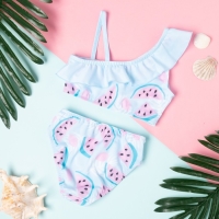 Купальник детский KAFTAN «Арбузы», рост 122-128 (34), цвет голубой Купальник детский KAFTAN «Арбузы», рост 122-128 (34), цвет голубой