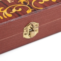 Настольные игры 3 в 1 "Махагон": шахматы, шашки, нарды, деревянные, большие, 40 х 40 см Настольные игры 3 в 1 "Махагон": шахматы, шашки, нарды, деревянные, большие, 40 х 40 см