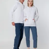 Худи унисекс Sublimatism, белое, размер L