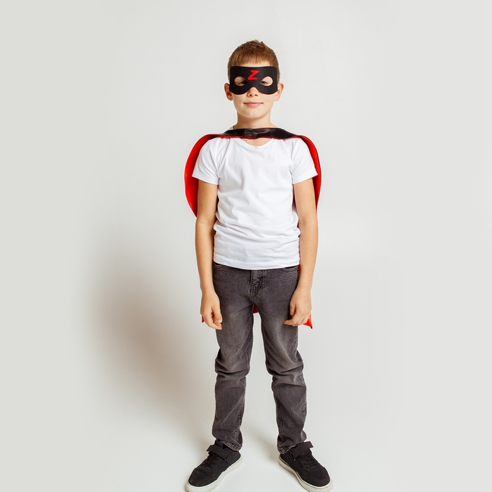 Карнавальный набор &laquo;Загадочный мститель&raquo;: плащ и маска