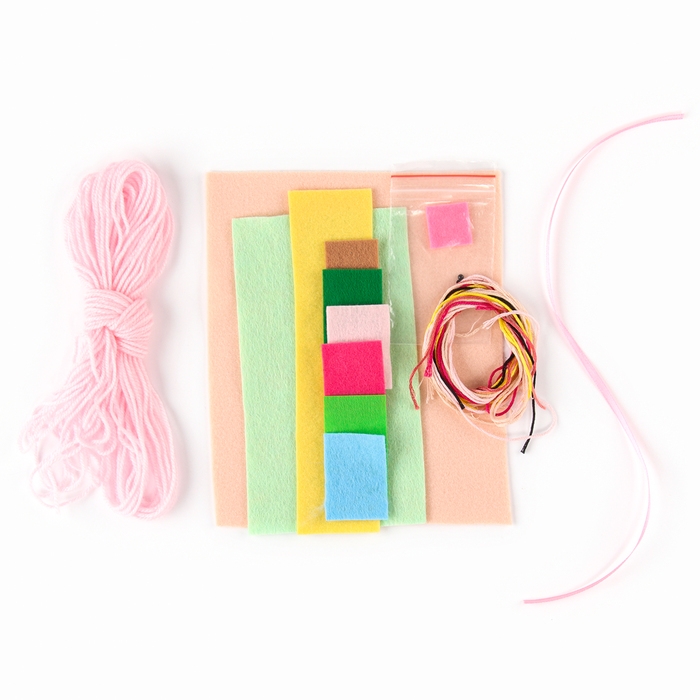 Набор для создания куклы из фетра &laquo;Девочка Весна&raquo;, высота &mdash; 15 см